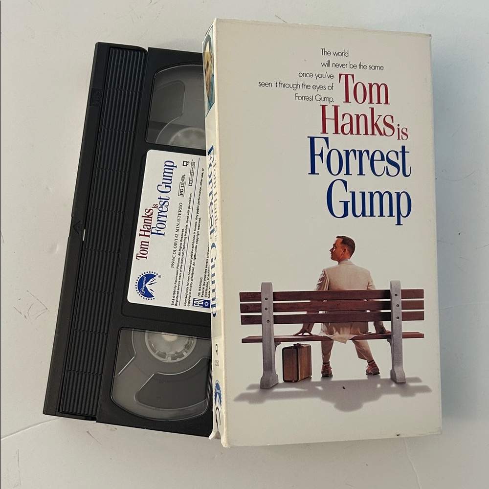 Forrest Gump Tom Hanks VHS Movie Tape paramount pictures classic collectible